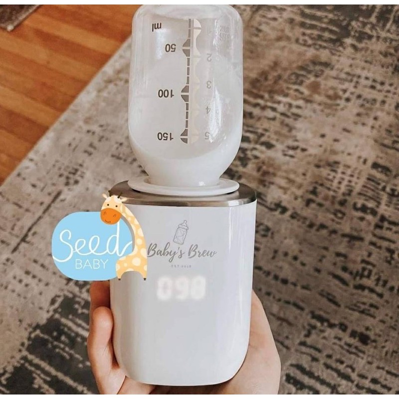 Combo máy hâm sữa kèm cổ nối Baby’s Brew - Seed Baby