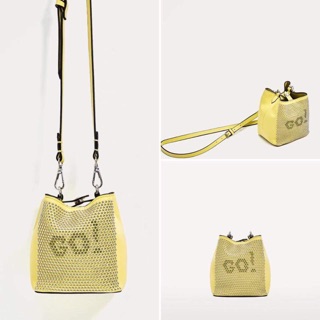 Túi Zara màu vàng mini