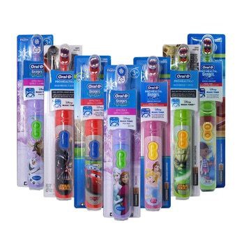 BÀN CHẢI ĐÁNH RĂNG ORAL -B CHẠY BẰNG PIN DÀNH CHO TRẺ EM Star wars/ frozen/ princess/ toy story