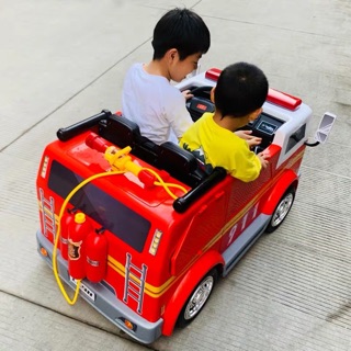Xe ô tô cứu hỏa điện trẻ em LL-911