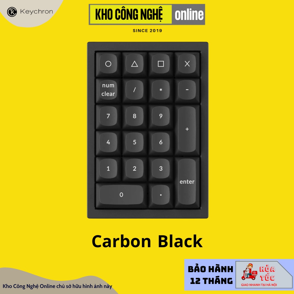 Bàn phím số Keychron Q0 custom QMK - BẢN FULL