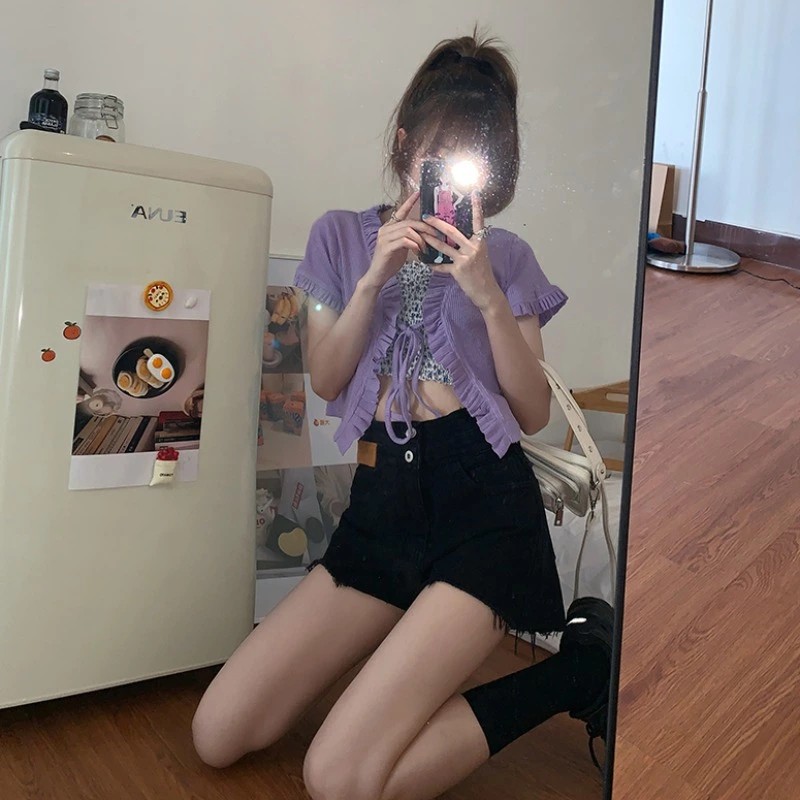 Áo kiểu cổ chữ V thời trang phong cách Hàn Quốc dành cho nữ