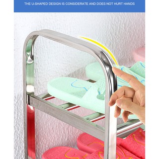 Kệ giày 3 tầng inox