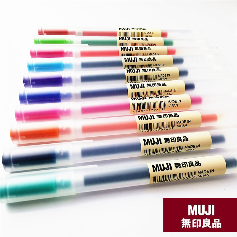 Bút Bi Mực Gel 0.38/0.5mm Hiệu MUJI Chính Hãng 100%