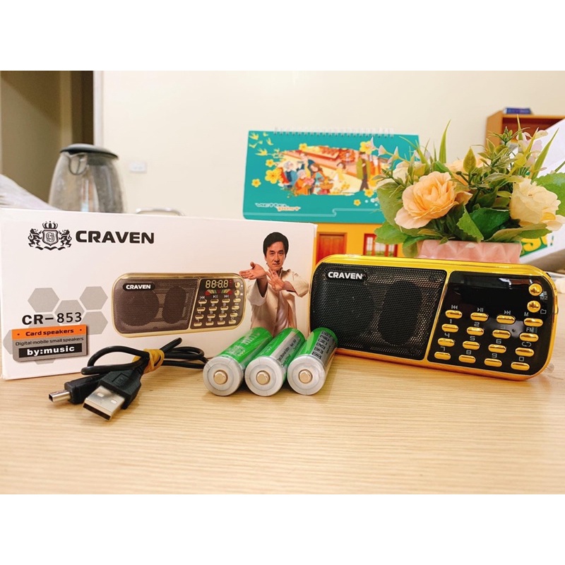 [Giá Rẻ Vô Đối] Loa Craven 3 pin