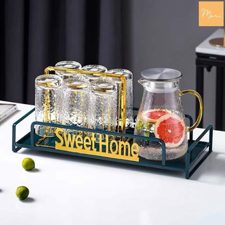 Khay trà ấm chén SWEETHOME hàng cao cấp