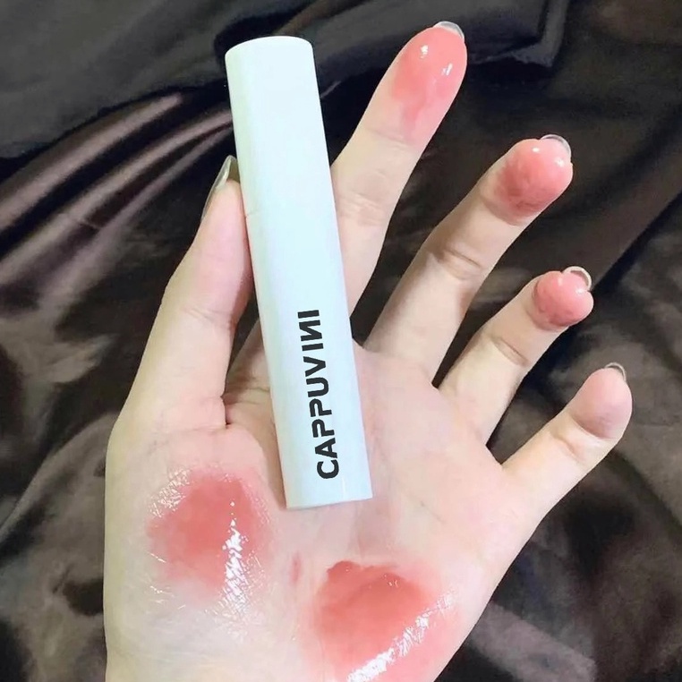 Son bóng CAPPUVINI Nội Địa Trung Dưỡng Ẩm Căng Bóng Lâu Trôi