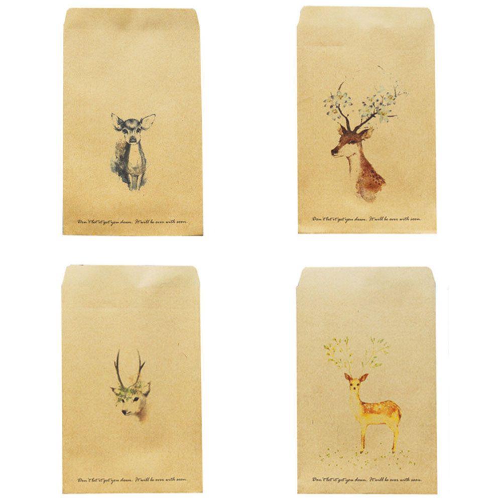 ZAIJIE24 Set 10 Tấm Bưu Thiếp Phong Cách Retro