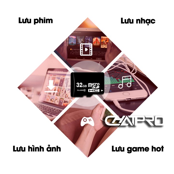 Thẻ nhớ Micro SD, Micro SDHC Class 10 dung lượng 32GB – 16GB – 8GB – 4GB – 2GB | BigBuy360 - bigbuy360.vn
