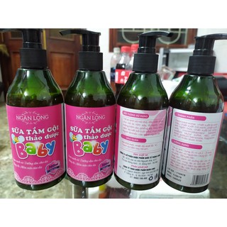 Sữa Tắm Gội Thảo Dược Dành Cho Bé - Baby Ngân Long