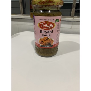 Telugu food paste 300g - sốt ướp gia vị cho món cơm biryani 300g