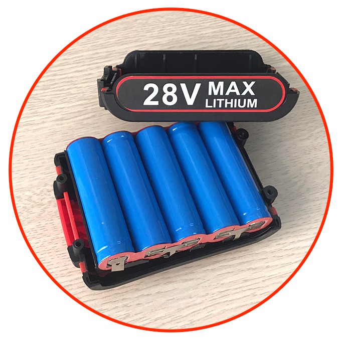 Máy Khoan Pin Hitachi 28V có búa - Máy Khoan Bắt Vít Cầm Tay - Tặng Bộ 24 Phụ Kiện