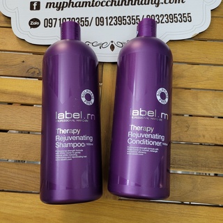 Dầu gội và xả Label.m chống lão hóa lABEL.M THERAPY AGE DEFYING 1000ML