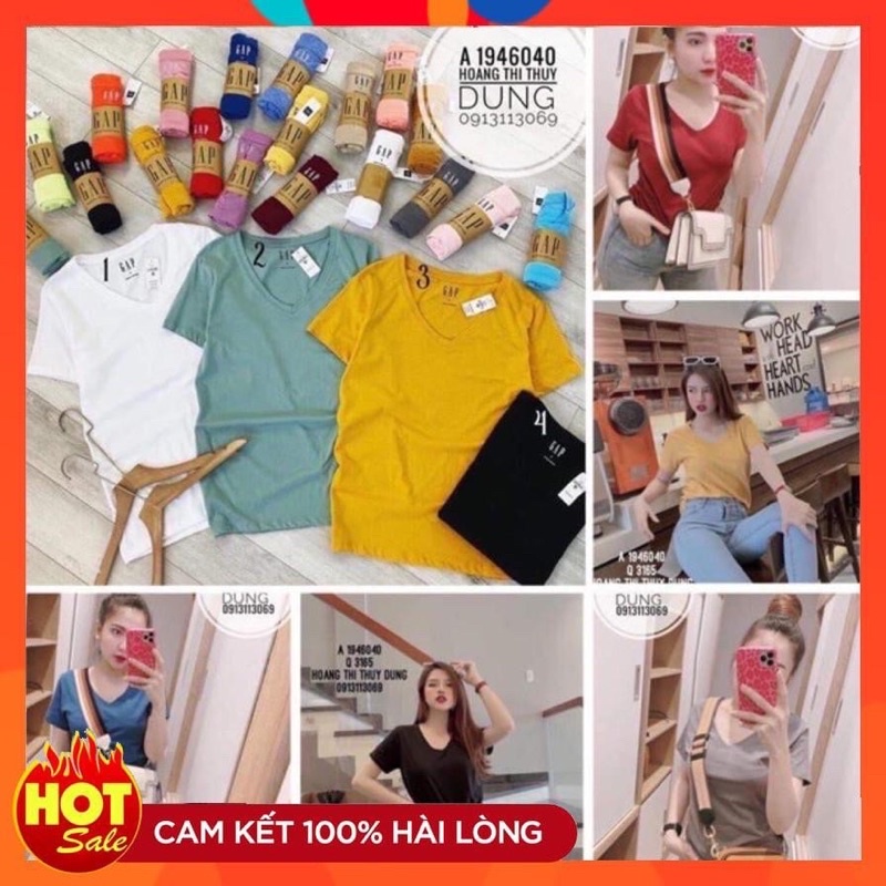 Áo Thun Nữ Cổ Tim ❤️FREESHIP❤️ Giảm 10k nhập [DONG2TA] Áo Phông Nữ Cổ Tim 2020 | BigBuy360 - bigbuy360.vn