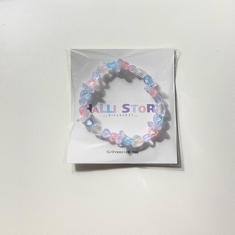 Vòng tay hologram bling bling siêu xinh xắn Vòng tay handmade by @halli_store