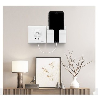 Kệ Để Remote,Sạc Điện Thoại Dán Tường