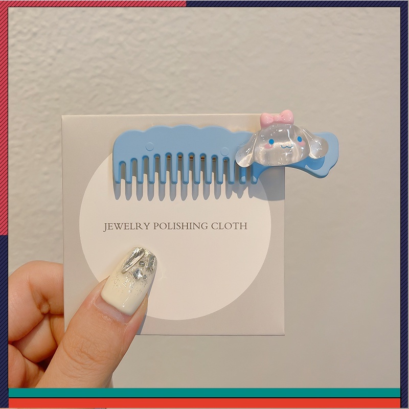 Kẹp Tóc Hình Lược Nhỏ Sanrio Yugui Dog Kuromi Cho Bé Gái