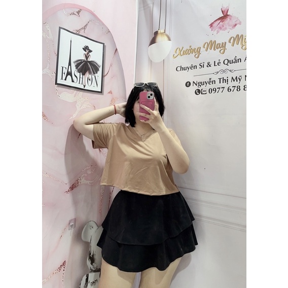 Áo thun Coptop Bigsize phom siêu hách dáng