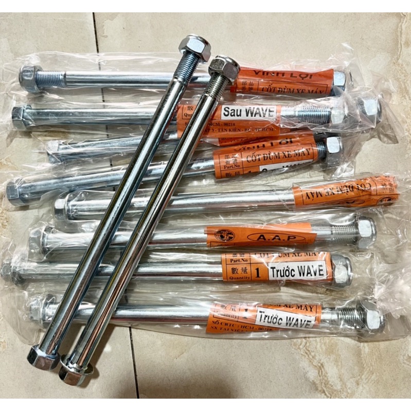 Cốt đùm trước, sau, gấp xe Wave