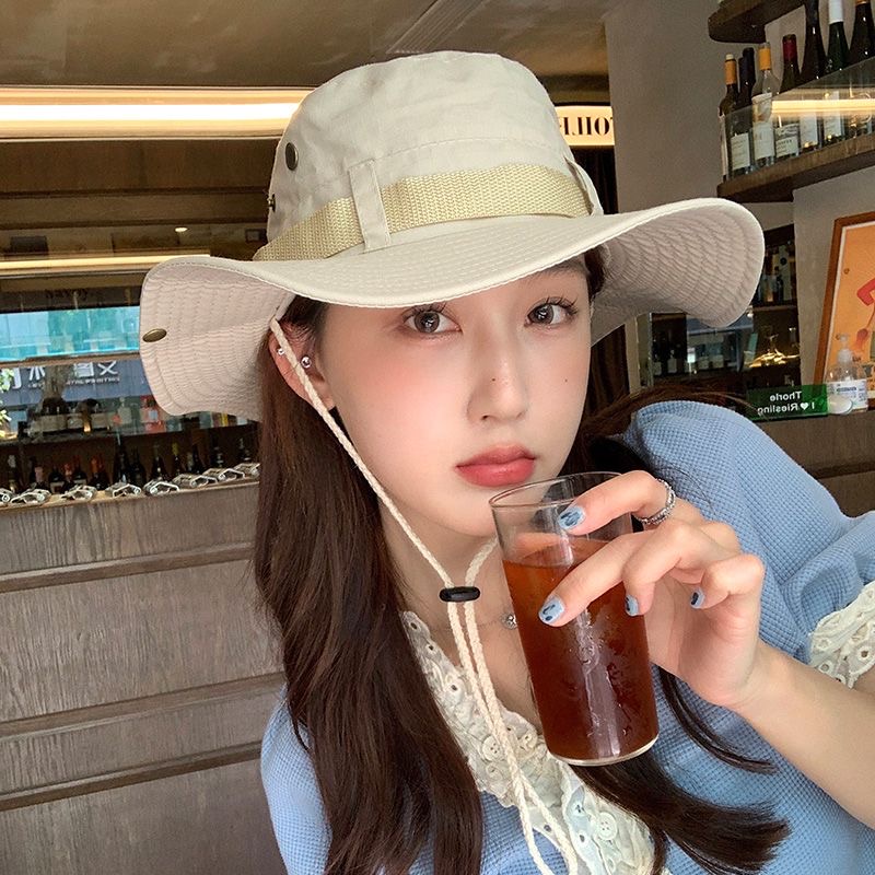 Nón Vành Chống Nắng Có Dây Đeo Tiện Lợi Cho Nam Nữ