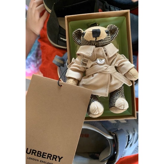Móc khoá gấu BBR , móc treo gấu Burberry HÀNG CAO CẤP