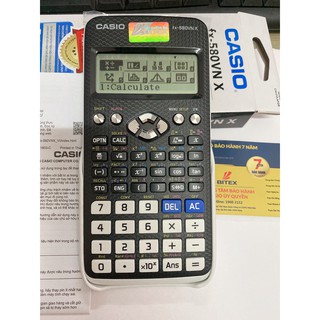 Máy tính khoa học Casio FX-580VN X Chính Hãng - Bảo Hành 7 Năm
