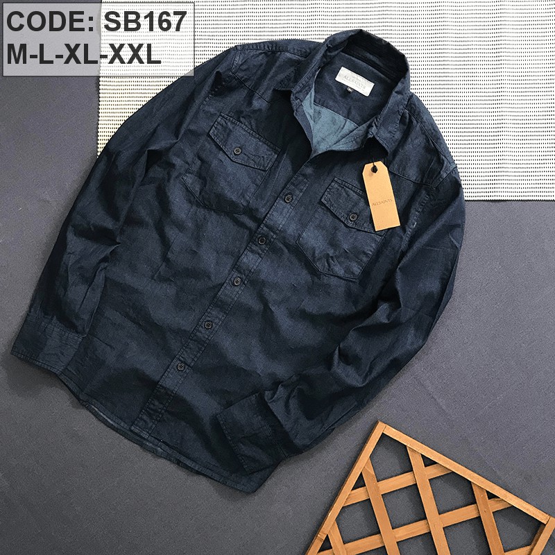 Áo sơ mi nam Denim | BigBuy360 - bigbuy360.vn