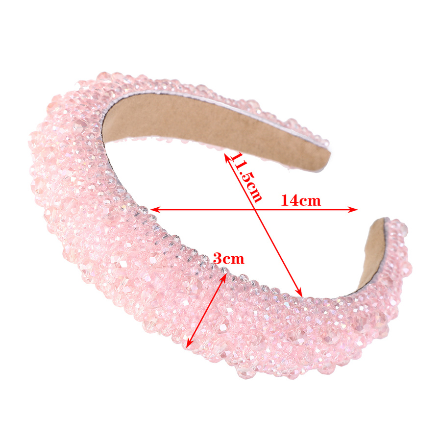 Băng Đô Cài Tóc Phối Hạt Lấp Lánh Phong Cách Retro