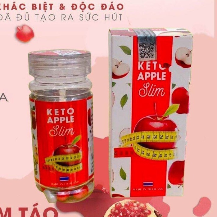 Giảm Cân Nhanh An Toàn Keto Apple Nhập Khẩu Chính Hãng Thon Gọn Dáng Thảo Mộc Thiên Nhiên Lành Tính