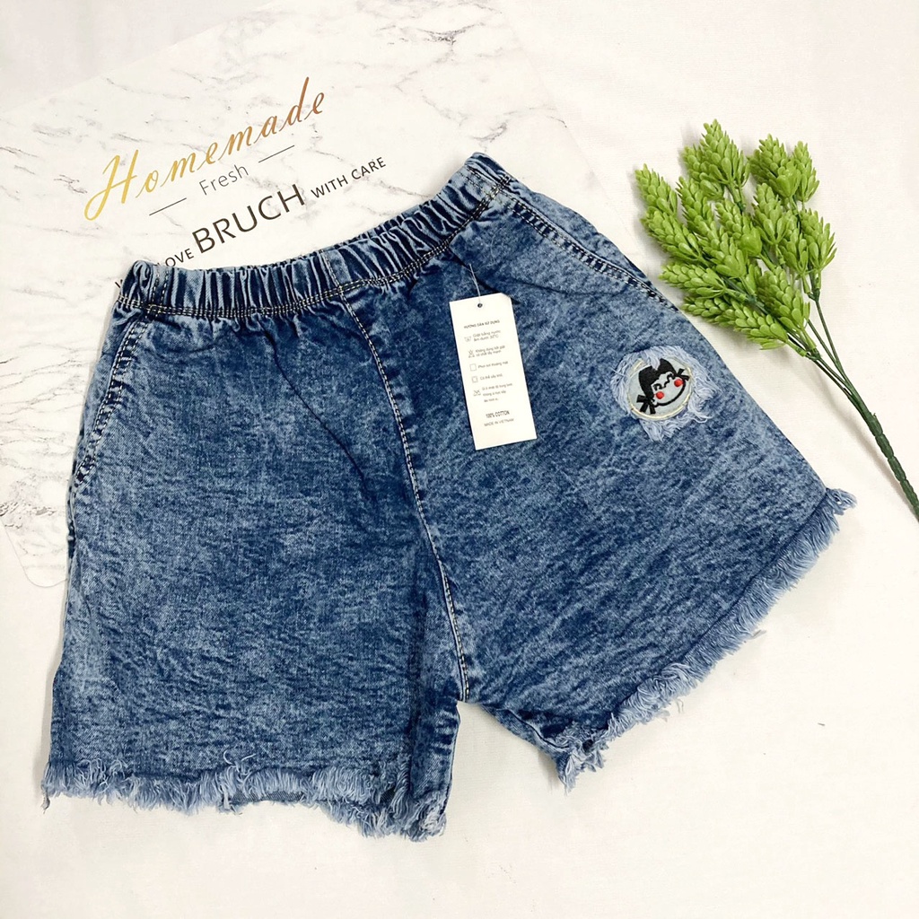 |FAMARAL2 giảm 10k cho đơn 50k|Quần đùi bé gái freesize từ 45-50kg quần short jean bé gái - QG50