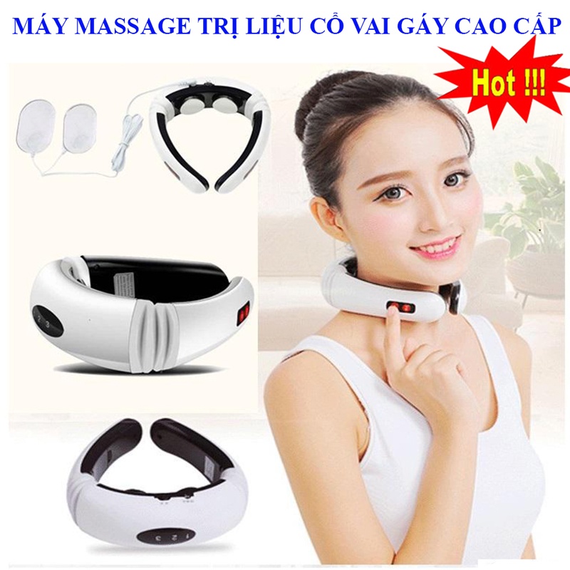 Máy Massage Cổ Vai Gáy  Massage Xung Điện Từ KL 8530 Loại 1- 5 Chức Năng