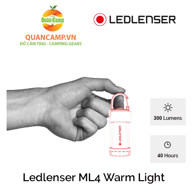 Đèn pin cắm trại Ledlenser ML4 Warm Light