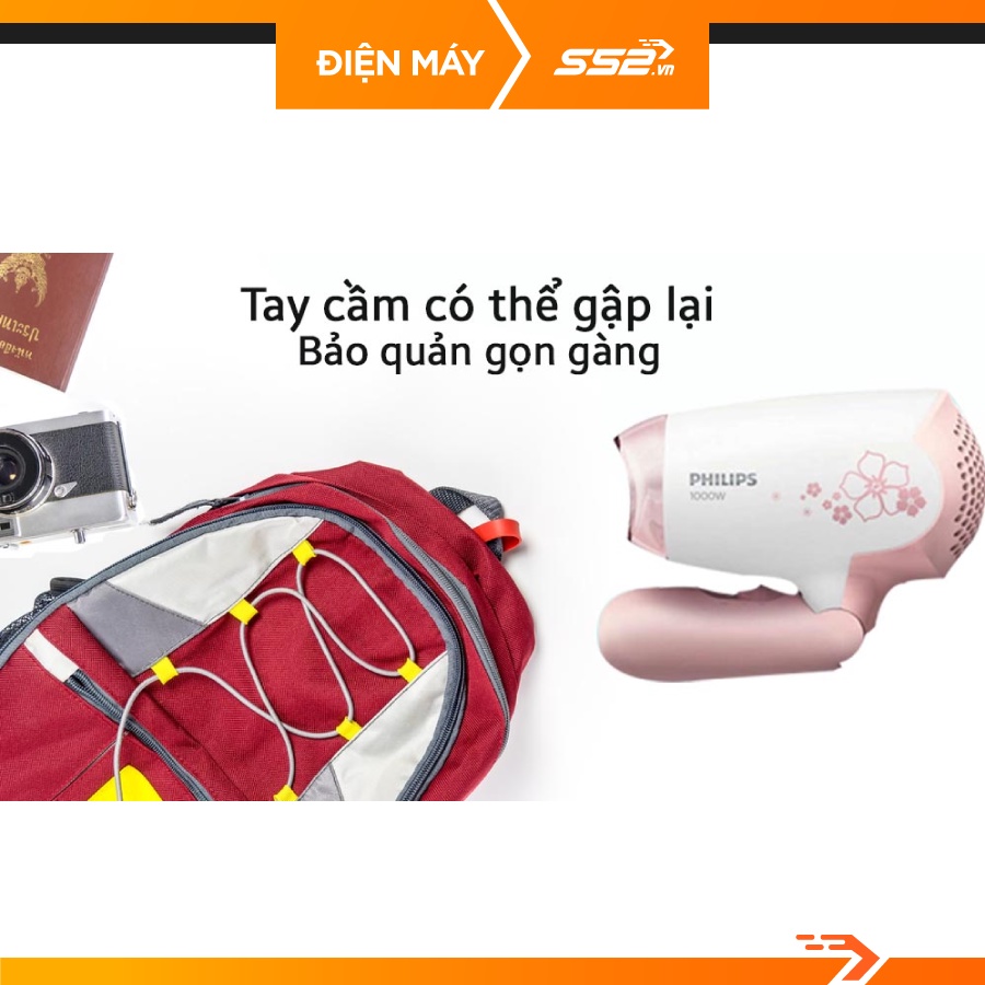 Máy Sấy Tóc Mini Philips HP810800 - Bảo Hành Chính Hãng