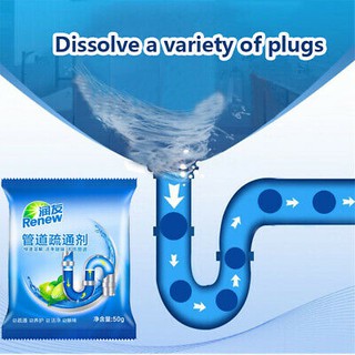 Bột tẩy đường ống cống Renew( 50gr) JDK