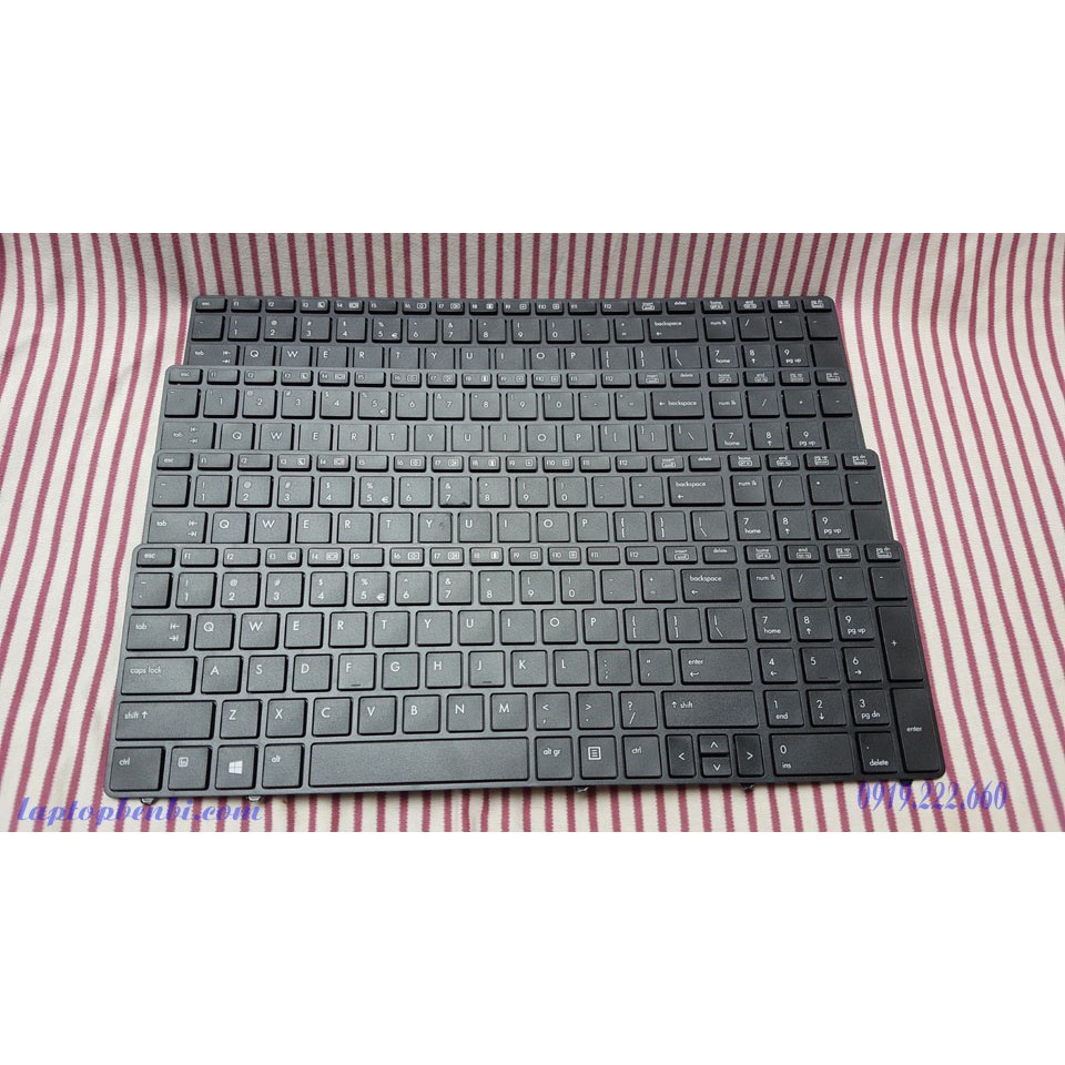 Bàn phím laptop HP EliteBook 8560p 8570p ProBook 6560b 6565b 6570b 6575b NEW 100%. Bảo hành 1 đổi 1