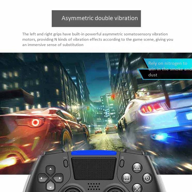 Wireless Bluetooth Gamepad Suitable for PS4/PC/Android