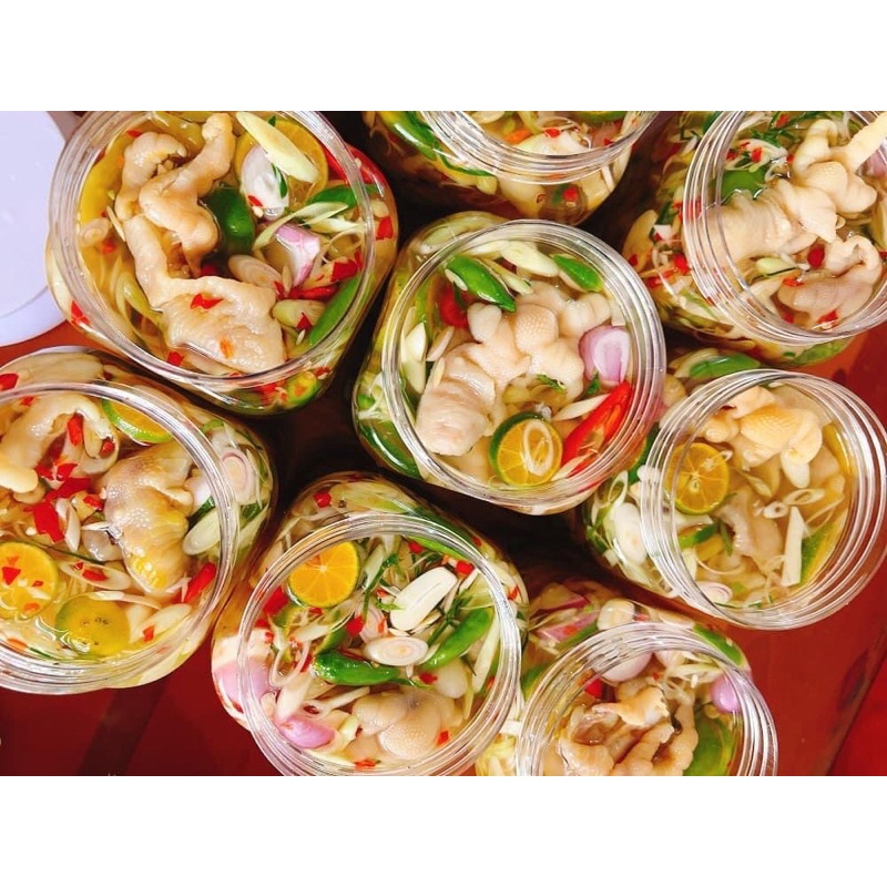 Chân gà rút xương ngâm sả tắc giòn ngon 700g