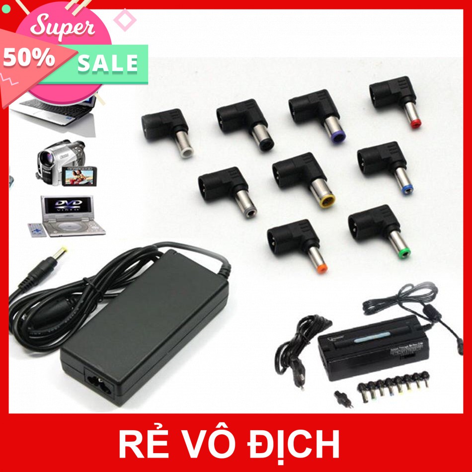 [FREESHIP] BỘ NGUỒN ADAPTOR LAPTOP, LCD ĐA NĂNG 8 ĐẦU MẪU MỚI [HCM]