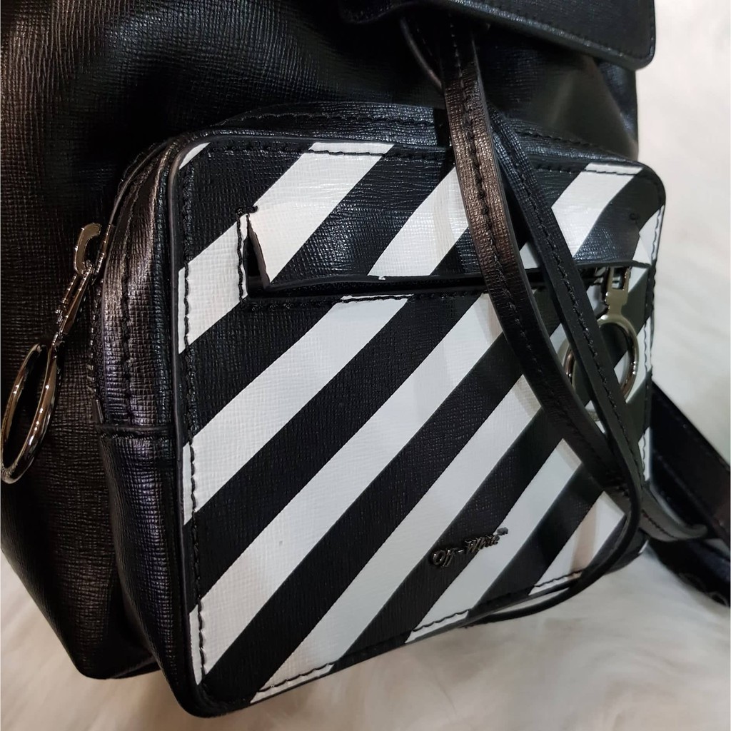 Có sẵn - OFF-White Balo Backpack Diag Đen Bag bao gồm quai full box đủ phụ kiện offwhite