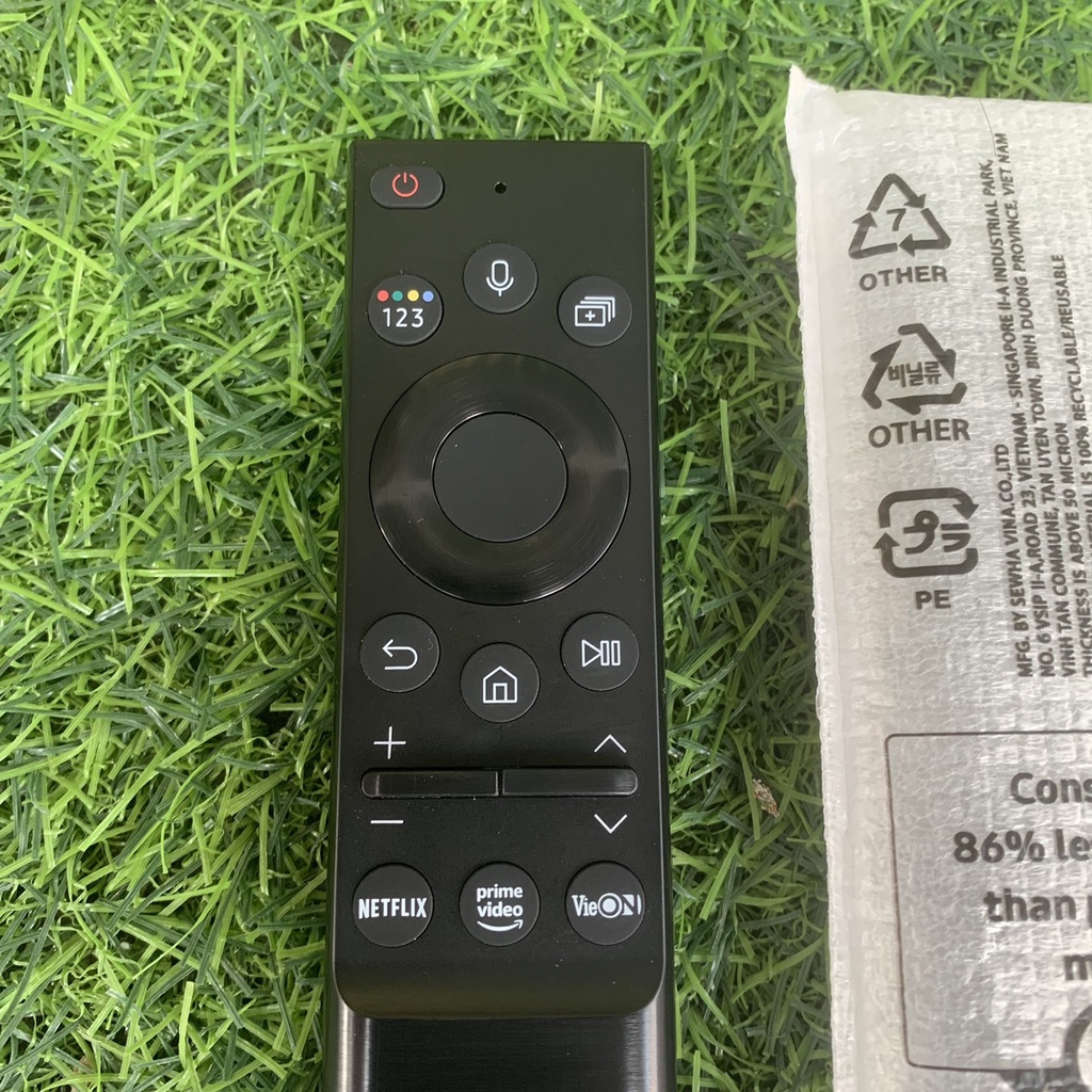 Điều khiển tivi Samsung giọng nói Qled năng lượng mặt trời qled 2021 Hàng chính hãng  remote tivi samsung