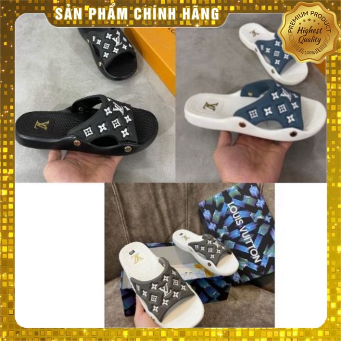 Dép LV quai ngang cao cấp nam nữ - Dép Lê LV cao cấp hot hit Cherry Shop