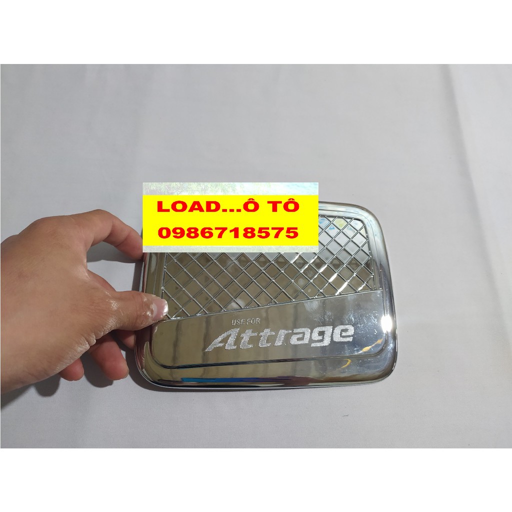 Ốp Nắp Xăng Xe Attrage 2023-2016 mạ crom Sáng Bóng Cao Cấp