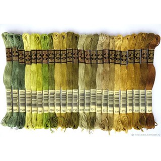 2/3 (HN) CROWN Chỉ thêu DMC chính hãng Pháp (RÊU)
