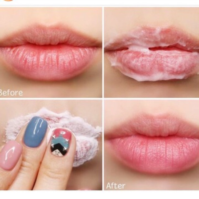 Gel sủi bọt tẩy tế bào chết môi Bubi Lip