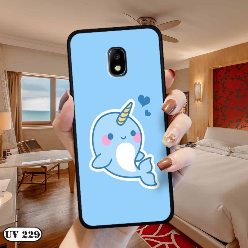 Ốp lưng nhám in hình 3D Samsung Galaxy J7 Pro
