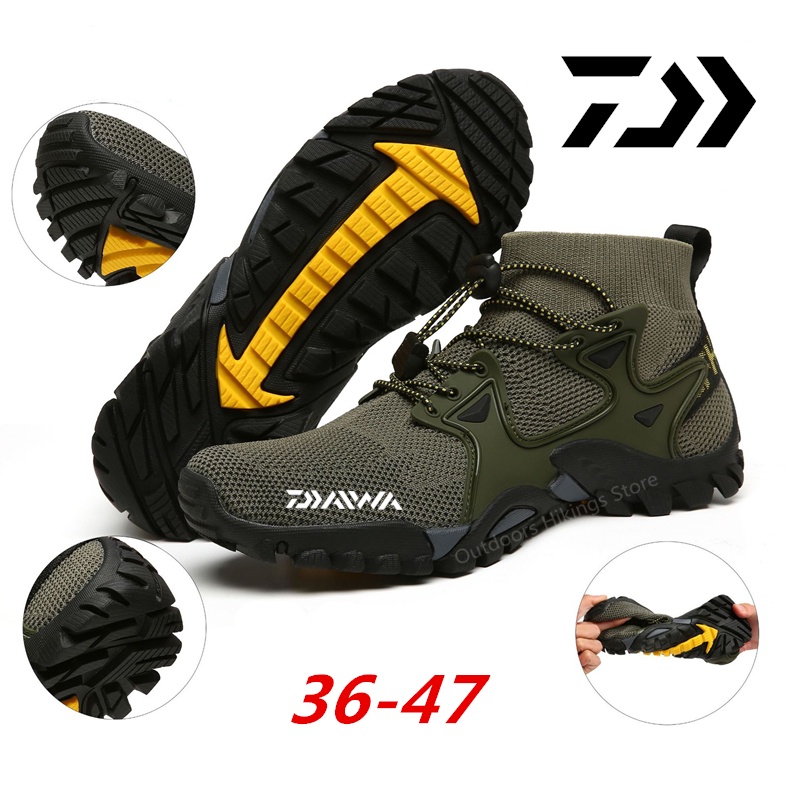 Daiwa Giày Thể Thao Câu Cá Chống Trượt Thời Trang Cho Nam