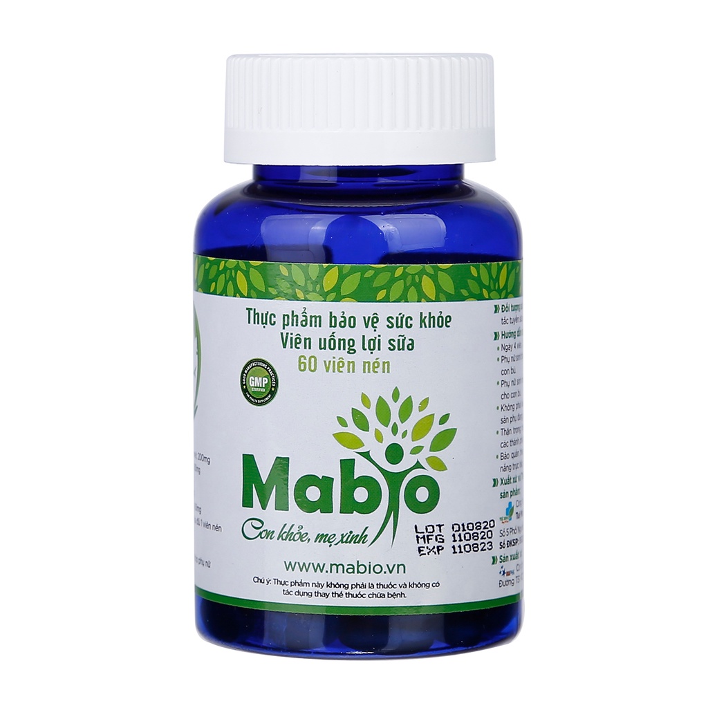 Viên uống Mabio hỗ trợ nâng cao chất lượng sữa Mẹ (60 viên)