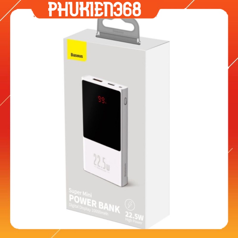 Pin sạc dự phòng sạc nhanh iphone  Baseus  ( 10000mAh / 20000mAh, 22.5W, màn hình LED)