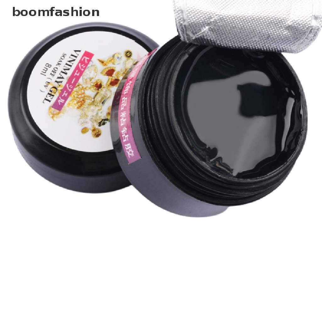 [boomfashion] 1Bottle Super Sticky 8ml UV Gel Nail Polish Glue Crystal Adhesives Transparent  [new]