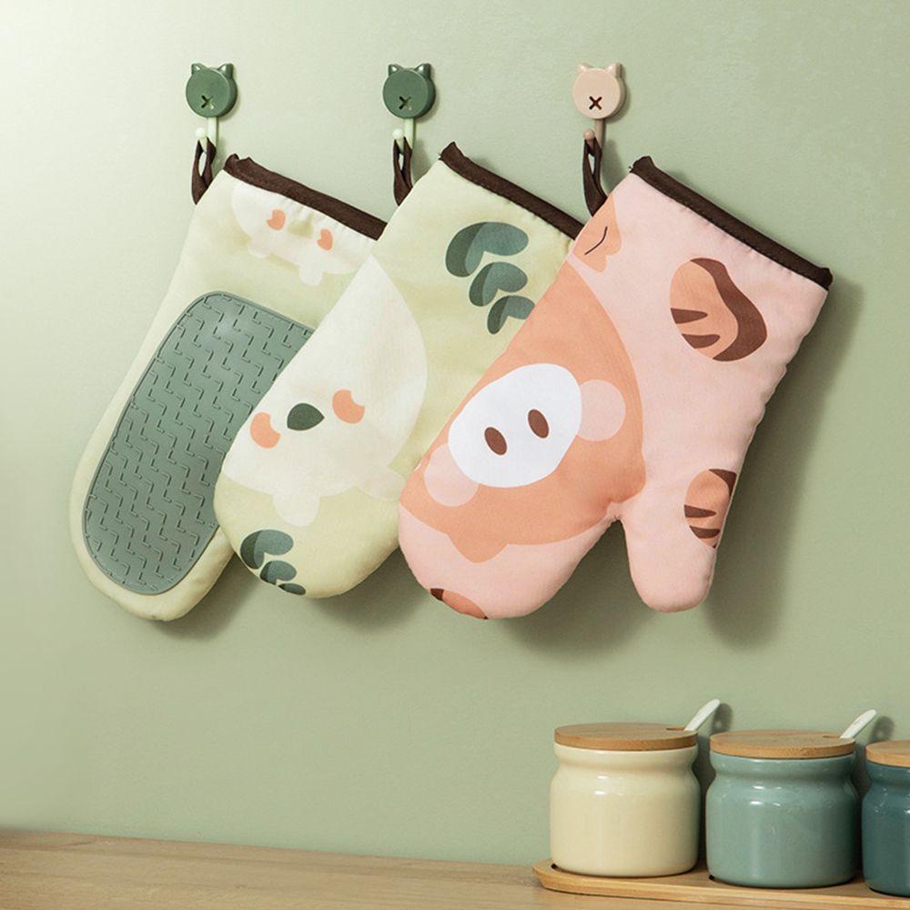 PINEVN Găng Tay Chịu Nhiệt Chống Trượt Dùng Cho Lò Vi Sóng Với Họa Tiết Hoạ